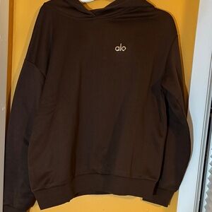 ALO Yoga Women  Dark Brown Hoodie